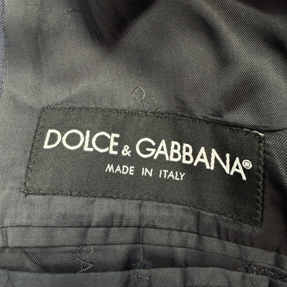 Dolce & Gabbana Blazer Mens 42L Blue Two Button Sport Coat Made in Italy Luxury